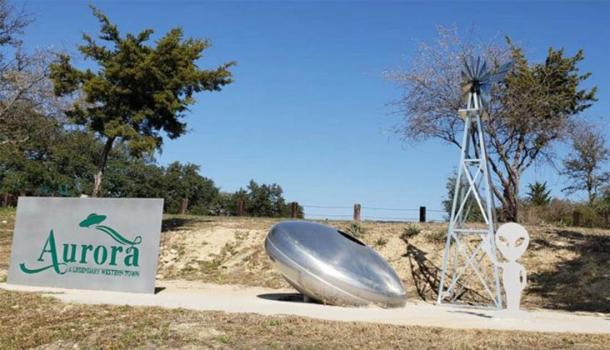 Was the Aurora airship incident a hoax made up to create more publicity and tourism? (Facebook/Eric Shirey)