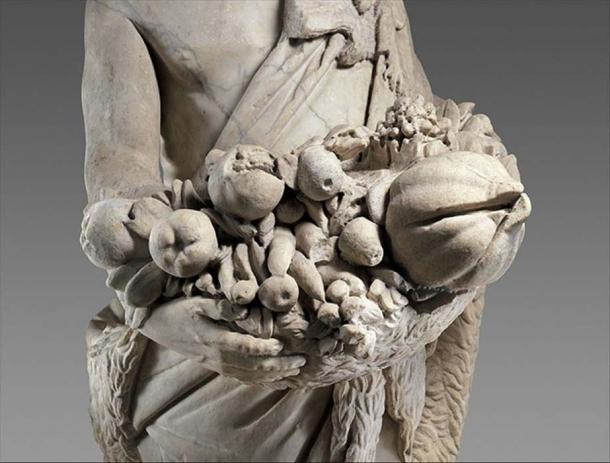 Autumn in the guise of Priapus by Pietro Bernini. (Public Domain)