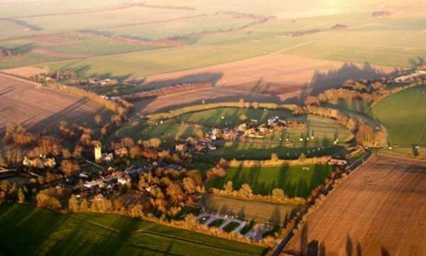 Avebury stone circle, the largest known stone circle in the world. 