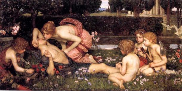 The Awakening of Adonis by John William Waterhouse. (Public domain)