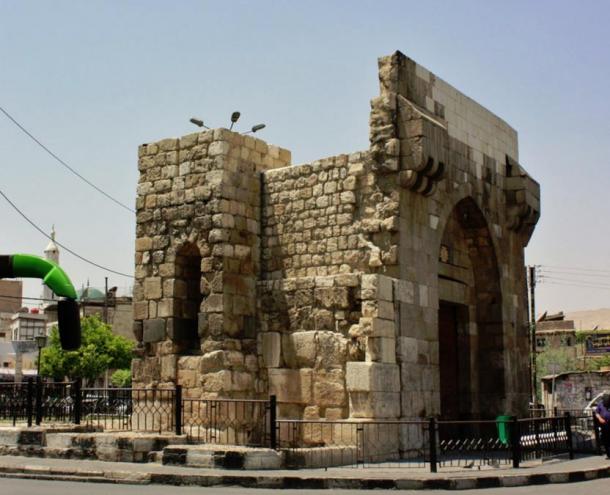 Bab Touma gate in Damascus.