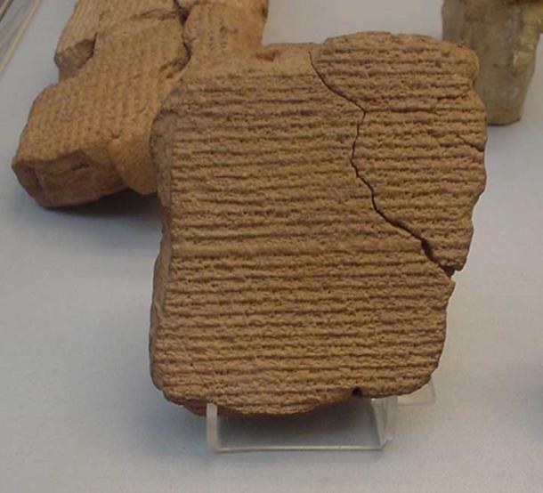 A Babylonian tablet recording Halley's comet during an appearance in 164 BC. At the British Museum in London. (Public Domain)