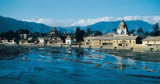 The Bagmati River. 