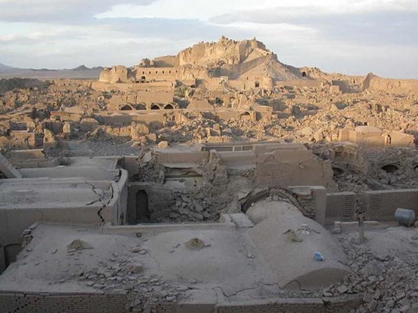 Bam and its cultural landscape. The ruins of Arg-é Bam are in the background.