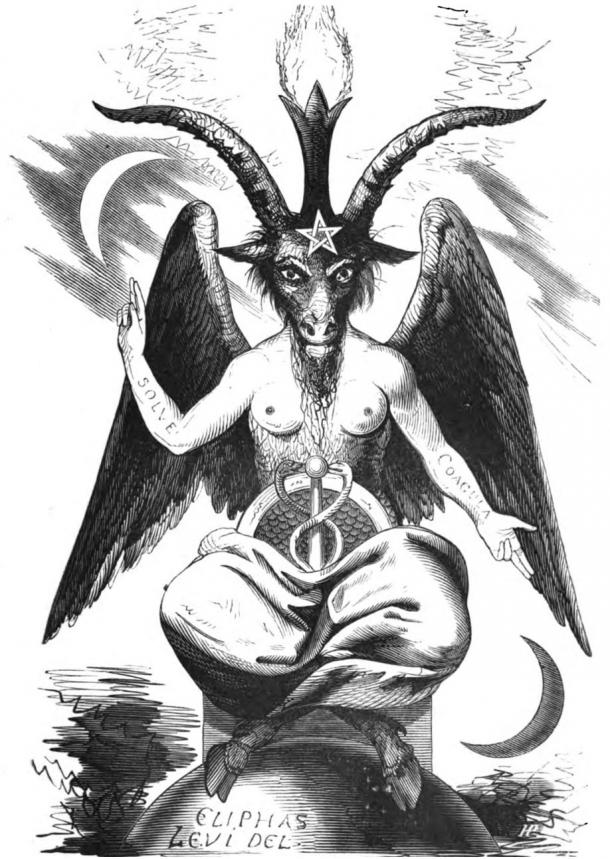 Baphomet, also known as the Sabbatic Goat, ‘Dogme et Rituel de la Haute Magie