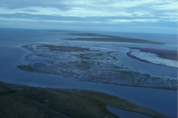 Barrier islands and lagoons at Cape Espenberg