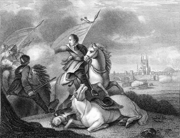 Battle of Worcester, print by James Caldwall. (Public Domain)