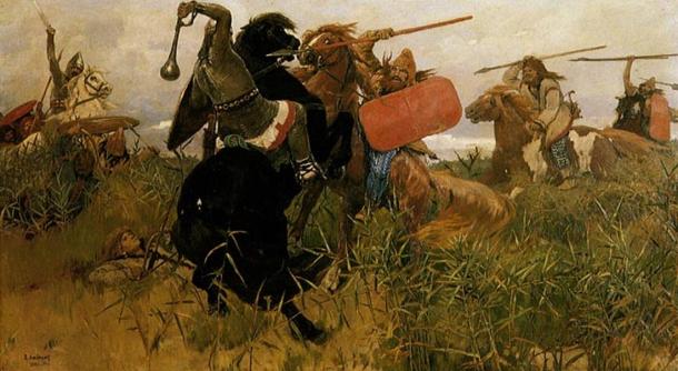 Battle between the Scythians and the Slavs (Viktor Vasnetsov, 1881).