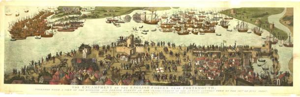 Battle in the Solent, July 1545.