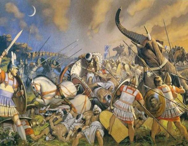 The Battle of Paraitakene between the Silver Shields and Antigonus was the final battle for Eumenes. (Albanopedia)