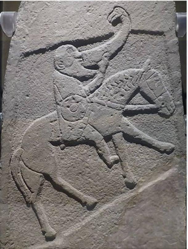 Bearded Pictish warrior. National Museum of Scotland. (Kim Traynor/CC BY-SA 3.0)