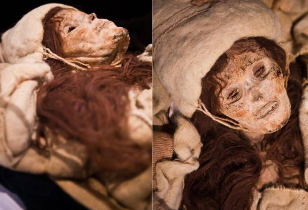The remarkably preserved Beauty of Xiaohe mummy found in the tomb complex