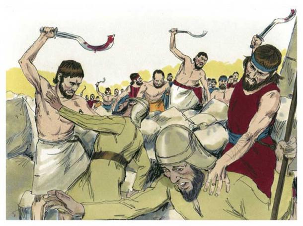 Bible Illustrations: The Sickle Sword (Distant Shores Media /CC BY-SA 3.0)