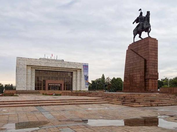 Bishkek’s State History Museum, Kyrgyzstan, where the mummy was kept for 60 years.
