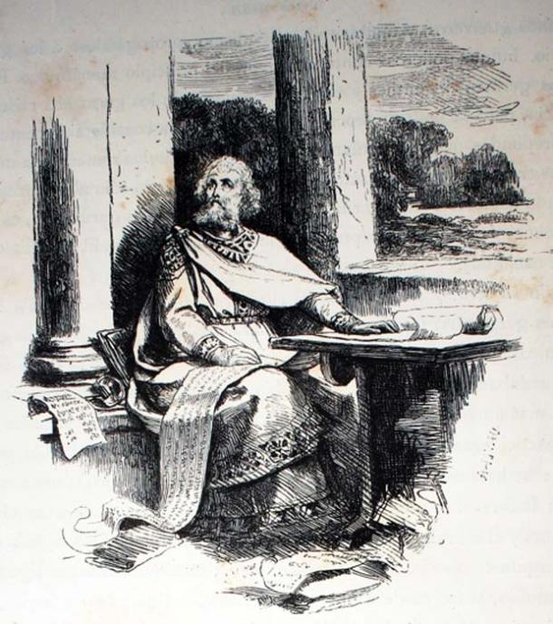 Bishop Ulfilas created the famed Codex Argenteus. This lavish, extravagant manuscript was a translation of the Bible into the Gothic language. (Fondo Antiguo de la Biblioteca de la Universidad de Sevilla / CC BY 2.0)