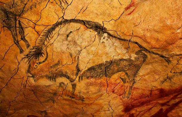 Bison from Magdalenian occupation of Altamira Cave. c. 16500 – 14000 years ago. (CC BY-SA 3.0)