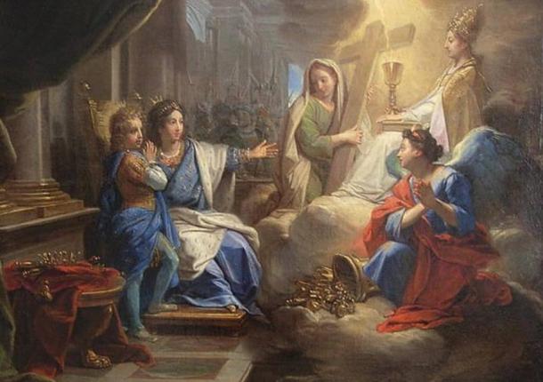 Blanche de Castille with Saint Louis by Jean Baptiste Jouvenet