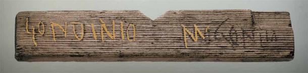 Probably the most significant Bloomberg tablets is this one from 65-80 AD in which London or “Londinio” is mentioned for the first time ever! (YouTube screenshot / Inside Bloomberg)