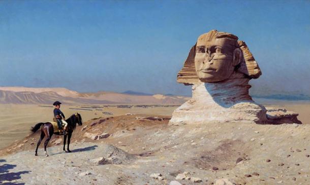 狮身人面像前的波拿巴，1867 年