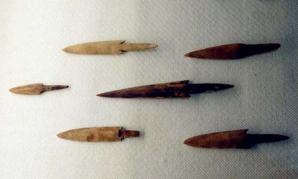 Bone arrowheads were found at Jiahu, but the people there were not just hunters, they were also among the earliest farmers in that part of the world.