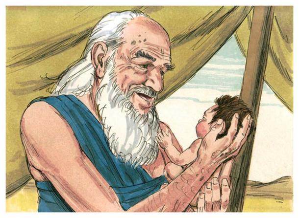 Book of Genesis Chapter 21-2 (Bible Illustrations by Sweet Media). Image: Distant Shores Media/Sweet Publishing (CC BY SA 3.0)