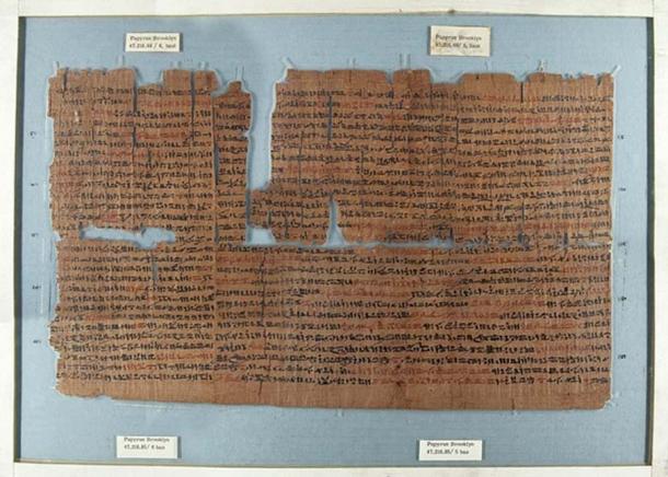 papyrus scroll ancient egypt