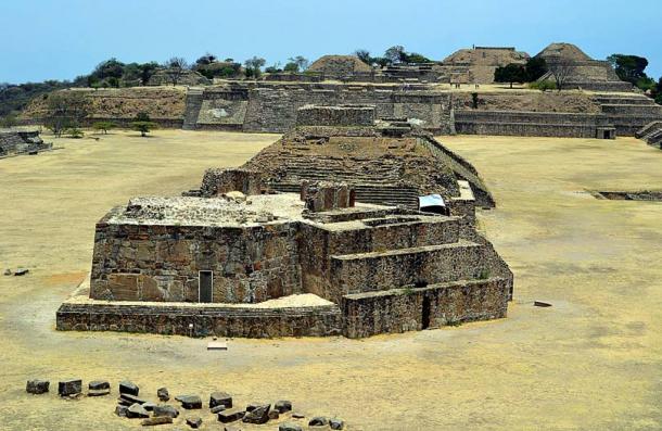 Building J, Monte Alban, Oaxaca, Mexico