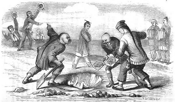 Burying babies in China (public domain)