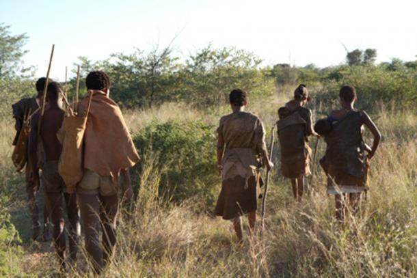 Bushmen of the Kalahari Desert in Africa. (franco lucato / Adobe)
