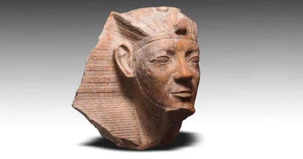 Bust of a pharaoh found at Heliopolis. (Ministry of Tourism and Antiquities)