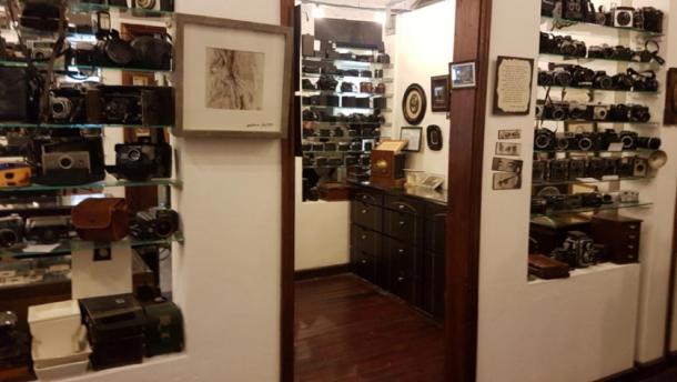 Cameras on display in the Photography Museum Mauritius (Image: Courtesy Micki Pistorius)