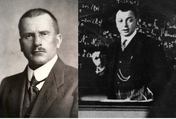 Carl Jung (Public Domain) and Wolfgang Pauli (Public Domain) crafted the paradox of probability to predict outcomes.