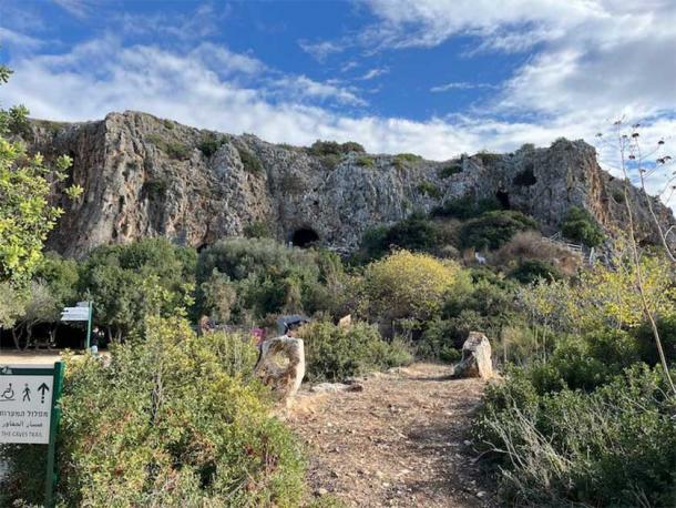 Mt Carmel in Israel is the site of the oldest known human burial. A Neanderthal woman was laid to rest here some 130,000 years ago. (Michelle Langley/The Conversation)