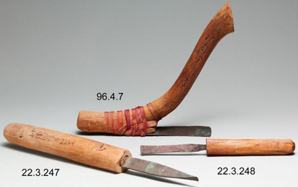 Carpenter’s Adze from a Foundation Deposit - Hatshepsut’s Temple. (Pharos / Public Domain)