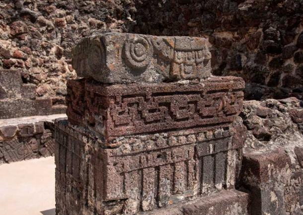 Carved stones within El Tepozteco. (Arthur Verea / Adobe Stock)