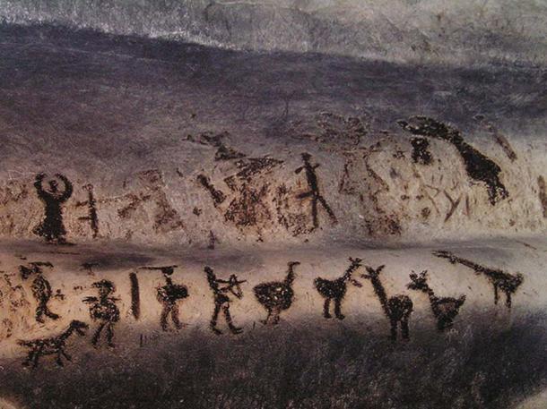 Cave art in Magura cave from between 10000-8000 years ago. (Public Domain)