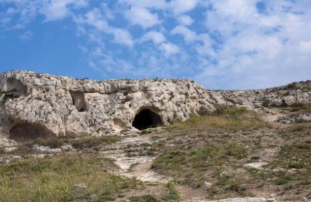 Cave in Matera, Italy
