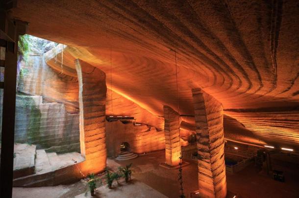 The Longyou Caves in China.
