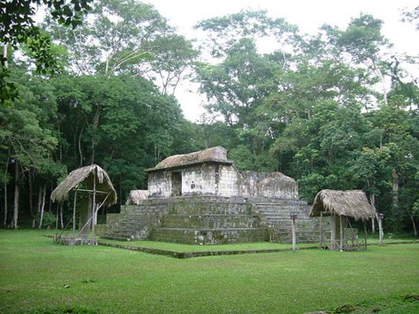 Ceibal temple Plaza South.