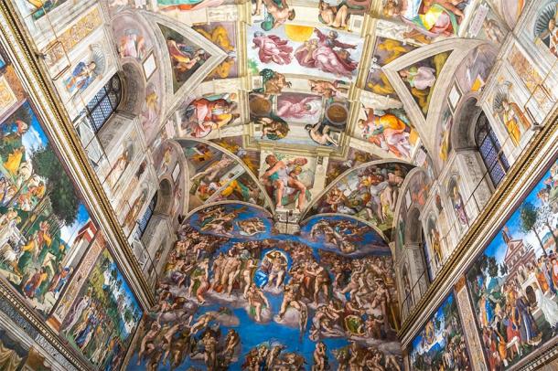 Ceiling of the Sistine Chapel in the Vatican City. (Sergii Figurnyi / Adobe stock)