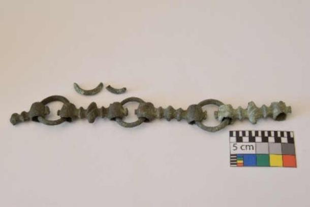 Celtic belt recovered from site at Sedmiměričná. (Archaeological Center Olomouc)