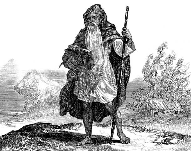 Illustration of a Celtic Druid