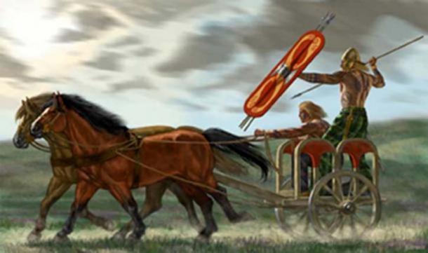 Celtic warriors riding a chariot. (Johnny Shumate/CC BY 3.0)