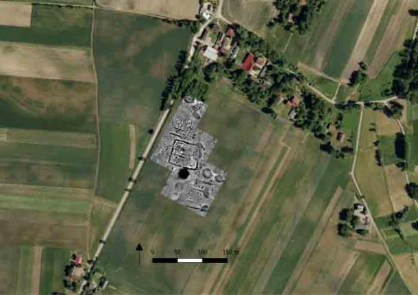Researchers first noticed the megalithic cemetery by studying satellite imagery. (M. Przybyła and M. Podsiadło)