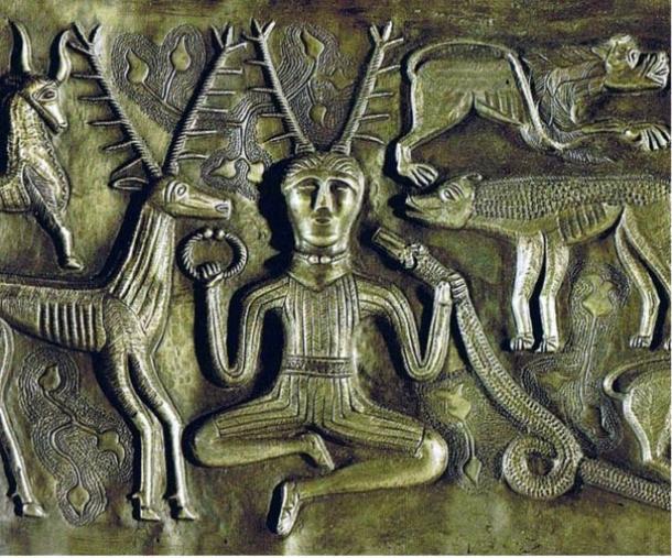 Cernunnos, a nature god of the Celts. 