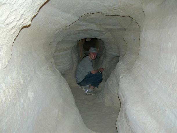 Chalcolithic copper mine in Timna Valley, Negev Desert, Israel. (Soerfm / Public Domain)