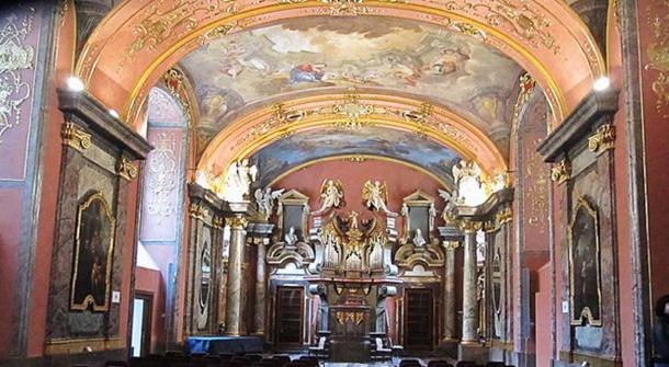The Chapel of Mirrors, Clementinum, Prague.