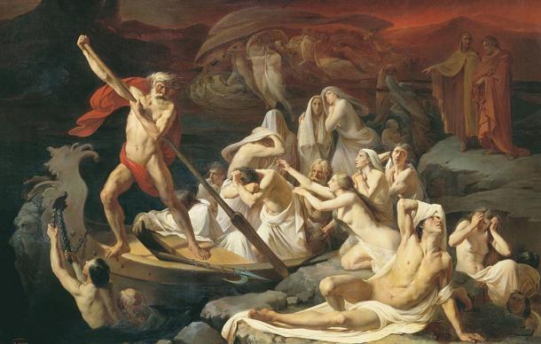 The Charon known as the ferryman taking souls to the river Styx and through to Hades. Artist: Alexander Litovchenko. 1860.