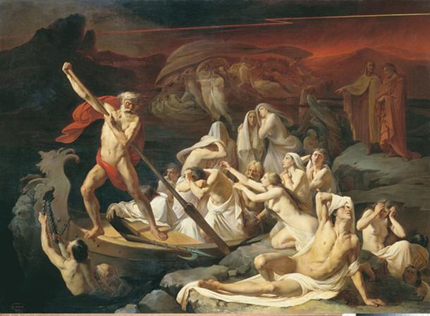 A 19th-century interpretation of Charon's crossing by Alexander Litovchenko. 