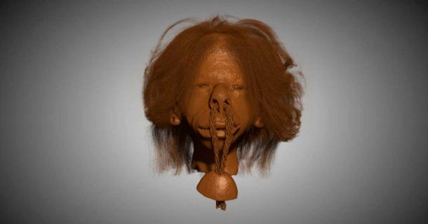 Micro-CT scan of Chatham shrunken head (Image by Andrew Nelson/Western University)